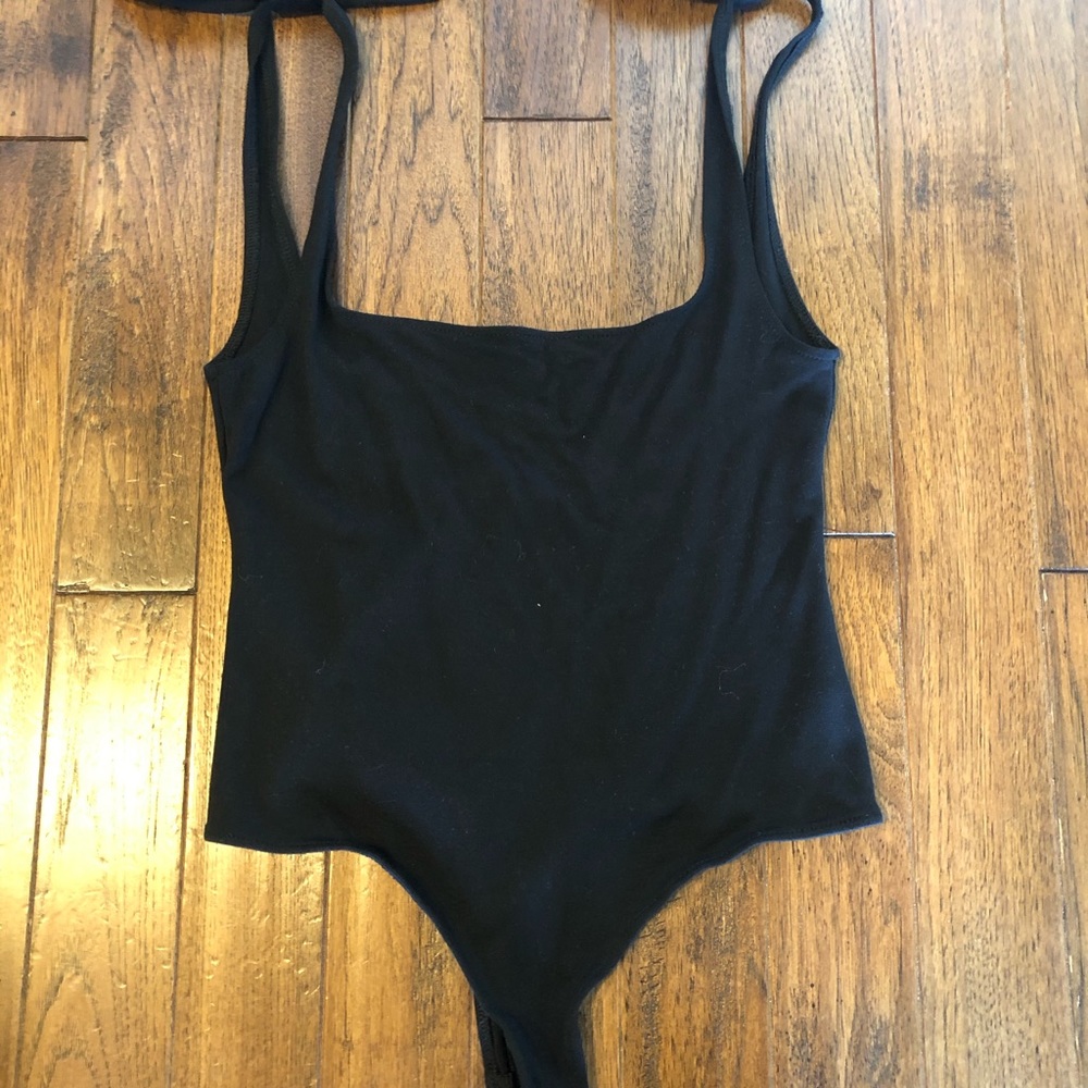 Free People Black Body Suit